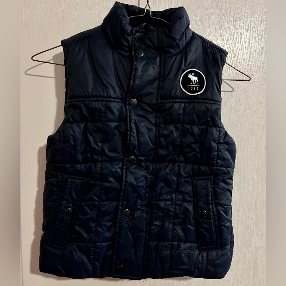 Abercrombie Kids Blue Puffer Vest